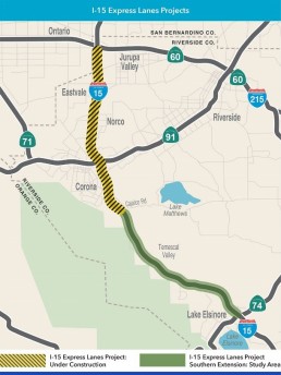 I-15 Express Lanes - Corona to Lake Elsinore Project - RCTC