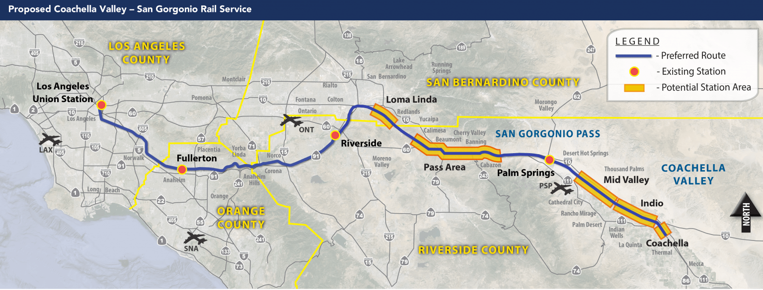 Coachella Valley-San Gorgonio Pass Rail Corridor Service - RCTC