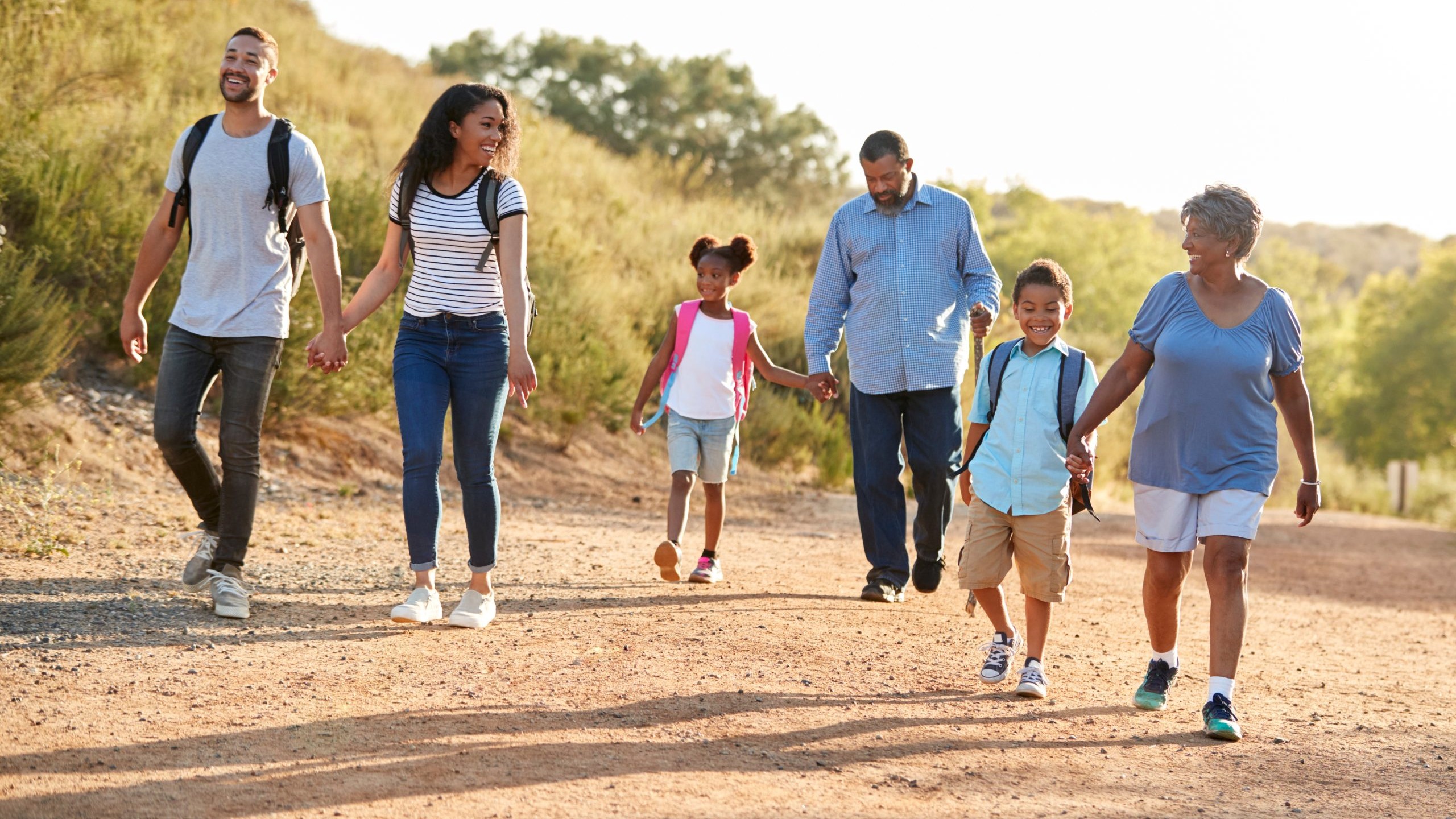 Family Hiking Canva